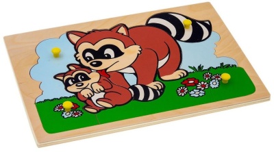 Рамка-вкладыш «Еноты», ЛЭМ