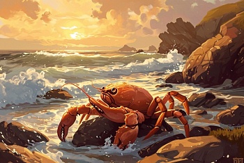 Японская сказка "Месть краба" Японская сказка "Месть краба"