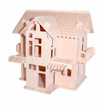 Сборная деревянная модель «Загородный домик 3», Чудо-дерево