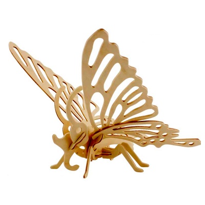 Сборная деревянная модель «Бабочка» Е004, Чудо-дерево