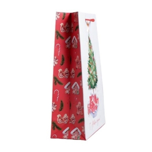 Пакет ламинированный «Акварельный Новый год», ML, Дарите счастье