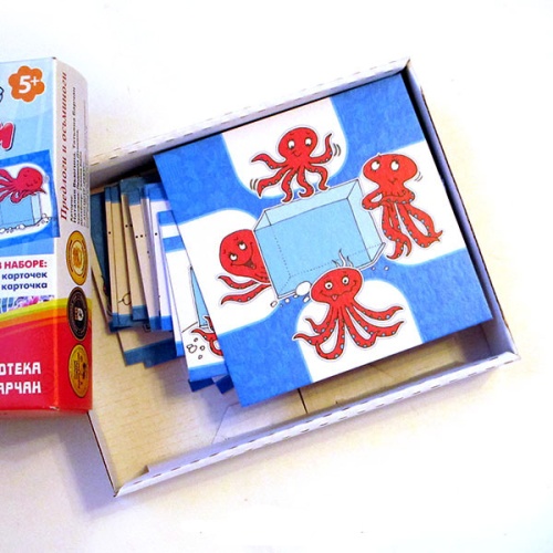 Домино «Предлоги и осьминоги», Ребус