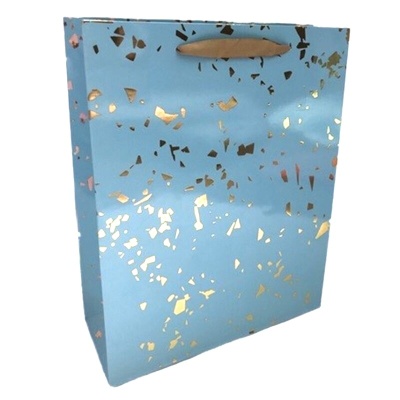 Пакет подарочный ламинированный Veld Co голубой
