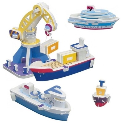 3D-пазл УмБум «Морской порт на ладони», mini