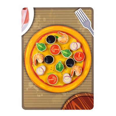 Липучка «Пицца морская», Сибирские игрушки