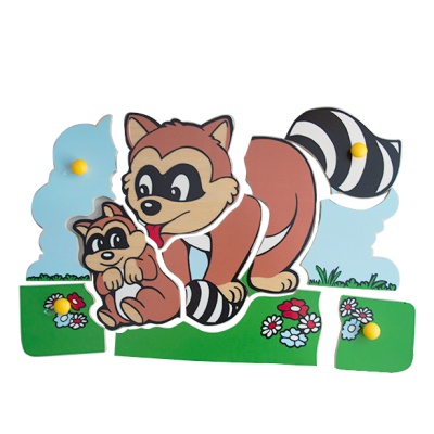 Рамка-вкладыш «Еноты», ЛЭМ