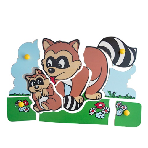 Рамка-вкладыш «Еноты», ЛЭМ