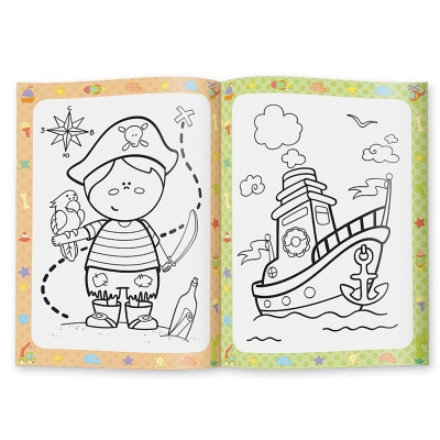 Весёлая раскраска «Для мальчиков», ГеоДом