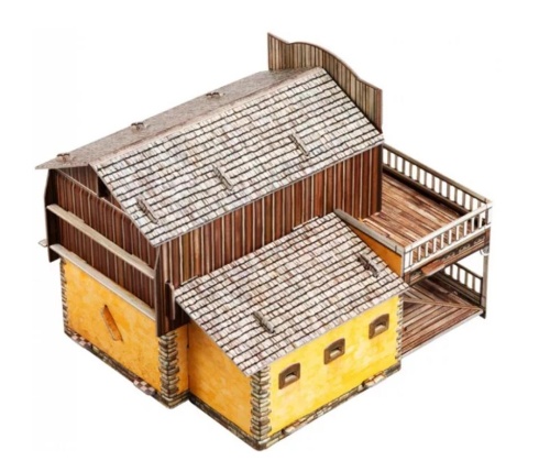 Сборная модель из картона «Банк», УмБум