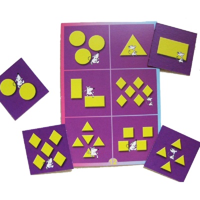 Игровое пособие «Логические домики» А4, Ребус