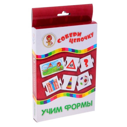 Настольная игра «Собери цепочку: Учим формы», Улыбка