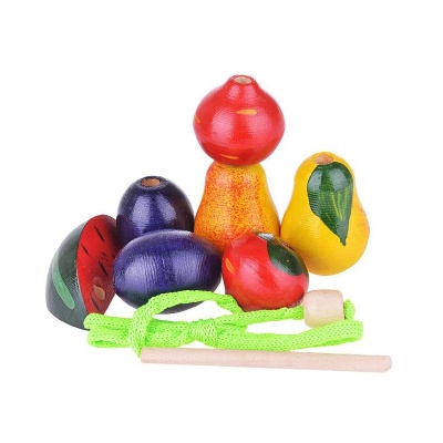 Бусы-шнуровка «Фрукты-ягоды малые»