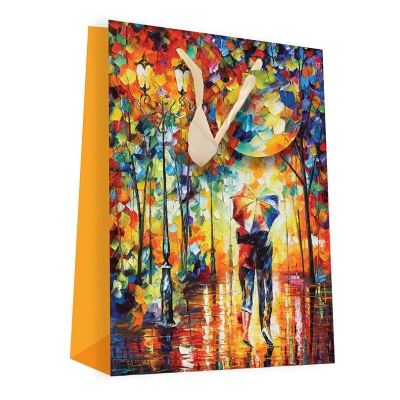 Пакет подарочный Премиум Perfect Craft «Двое под зонтом»