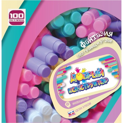 Конструктор «Добрый» гламур, 100 дет, Тишин Папа