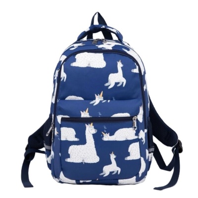Рюкзак подростковый Niki Nanaomi «Ламы», синий