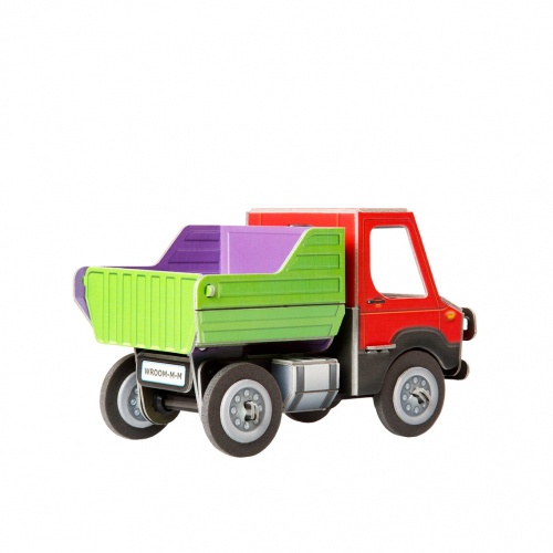 Сборная игрушка из картона «Самосвальчик», УмБум